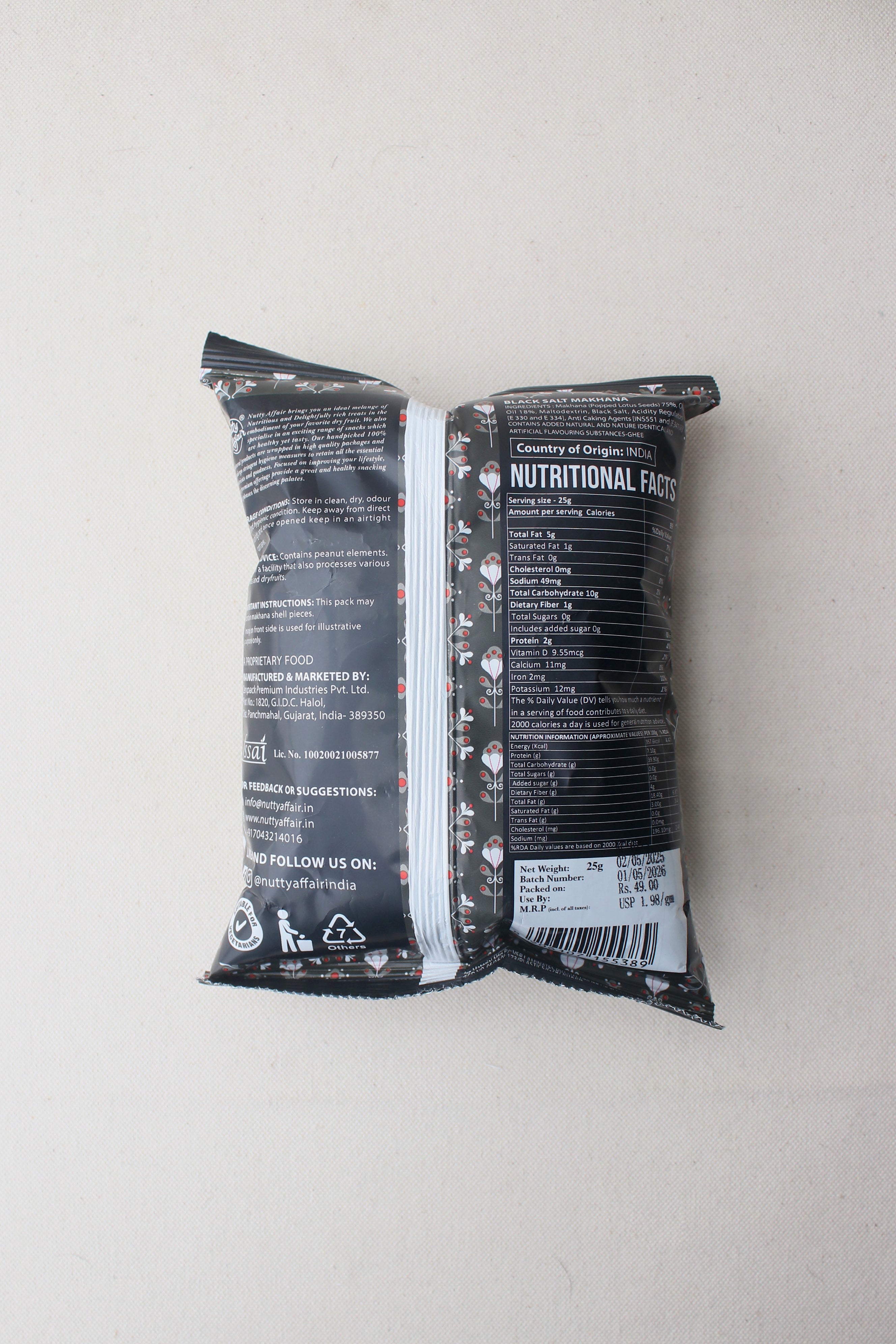 Black Salt Makhana