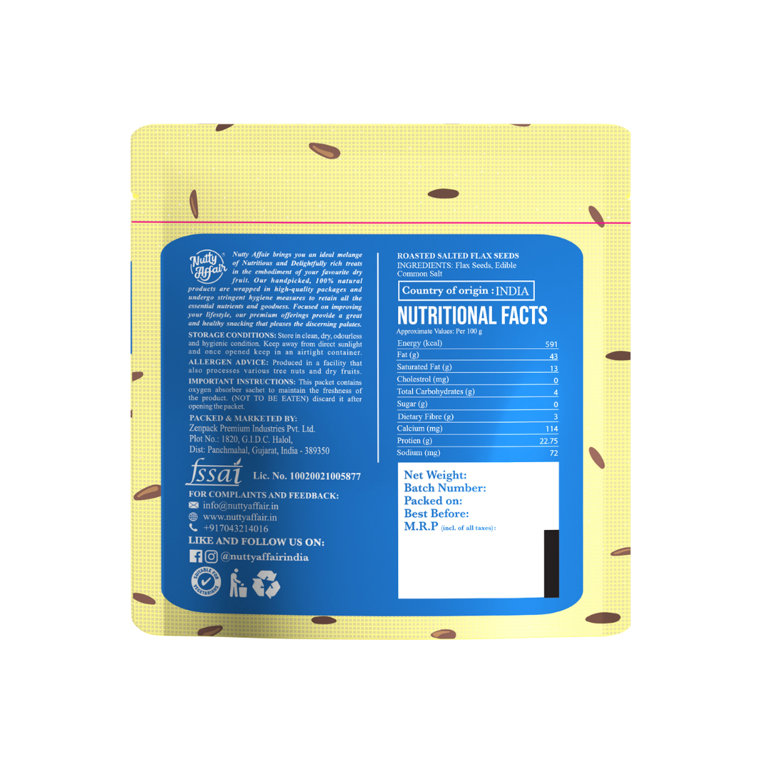 Roasted Salted Flax Seeds