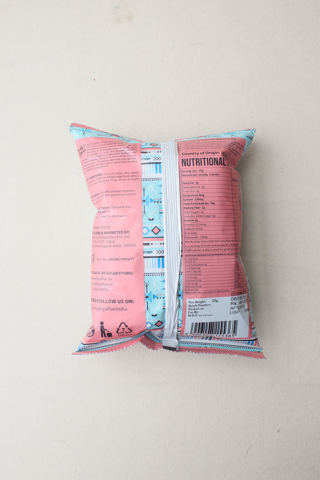 Pink Salt and Peper Makhana