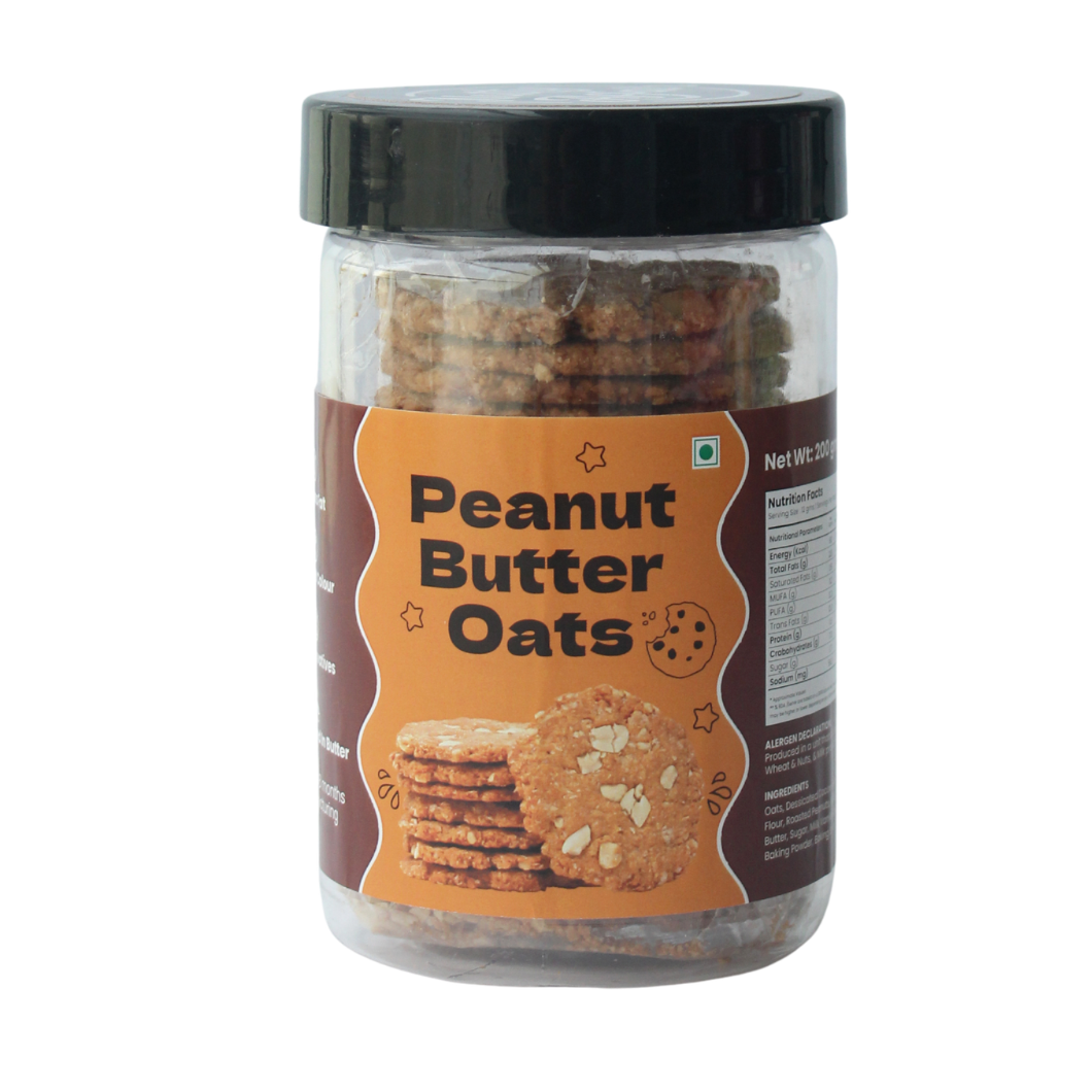 Peanut Butter Oats Cookies