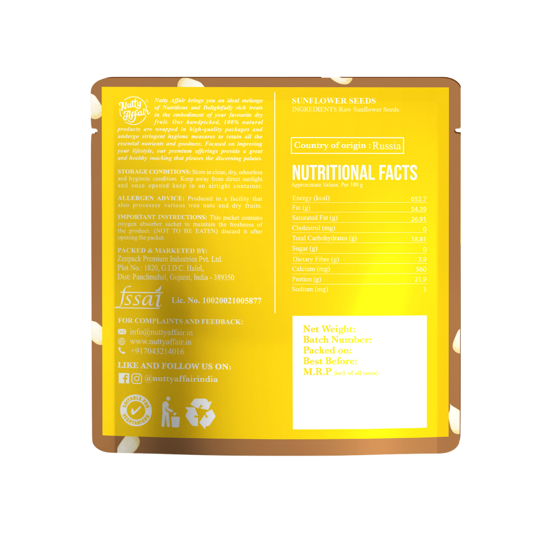 Natural Sunflower Seeds - 100 gm