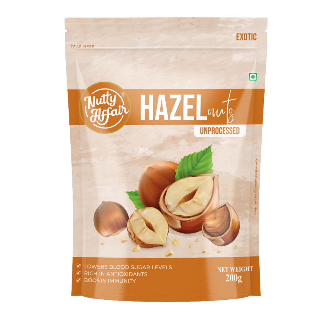 Hazel Nuts Exotic and Unprocessed - 150 gm