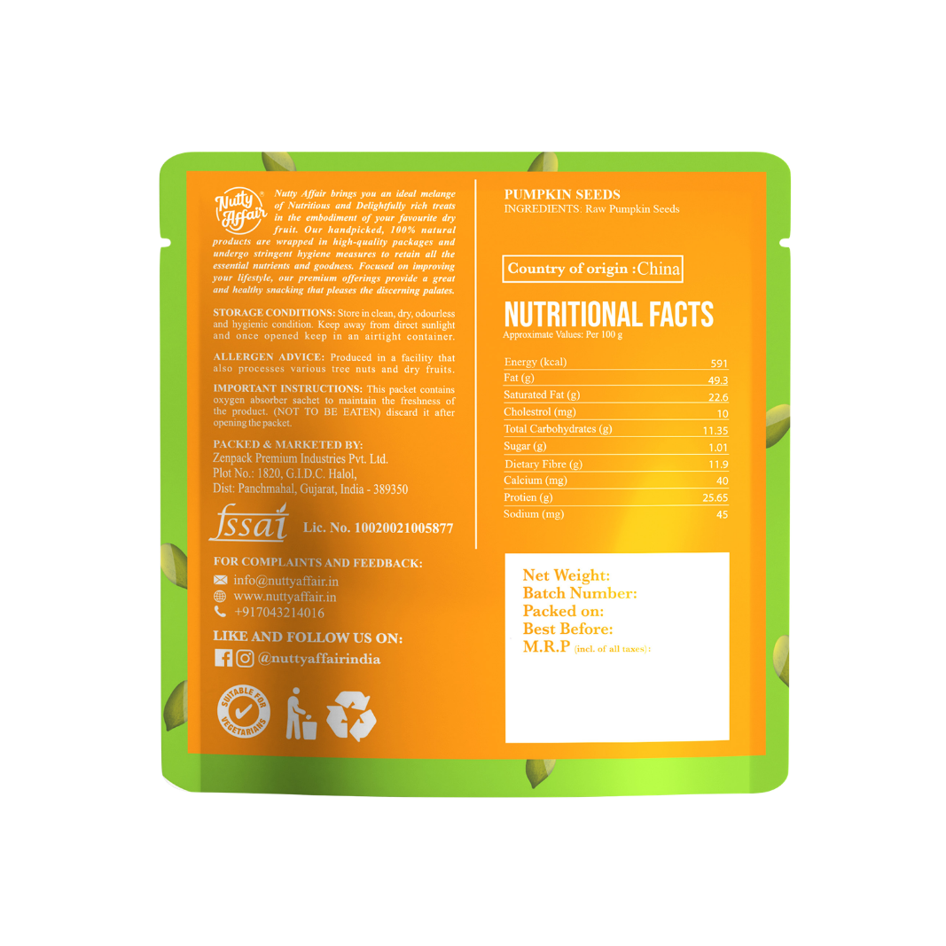Natural Pumpkin Seeds - 100 gm