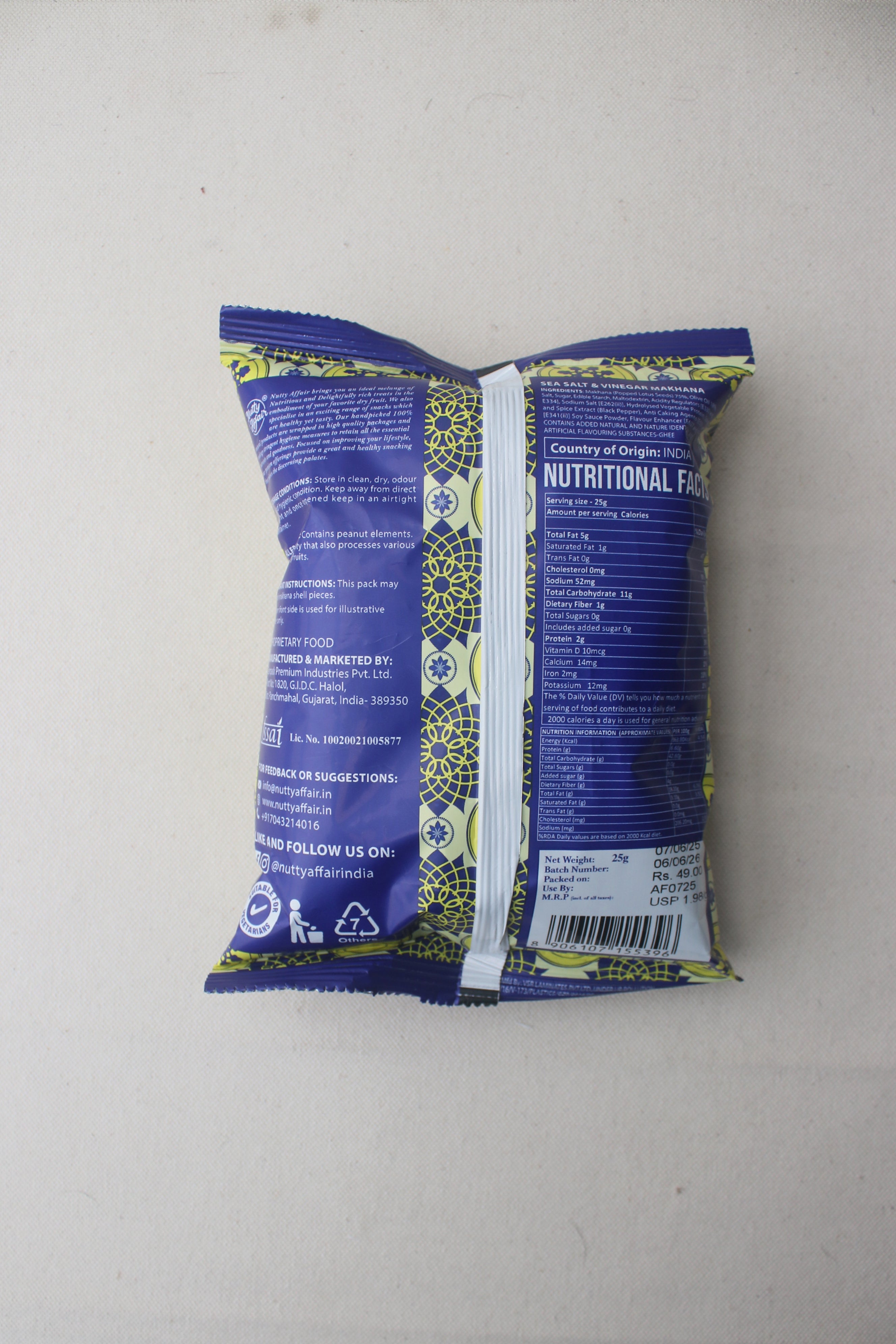 SEA SALT & VINEGAR MAKHANA