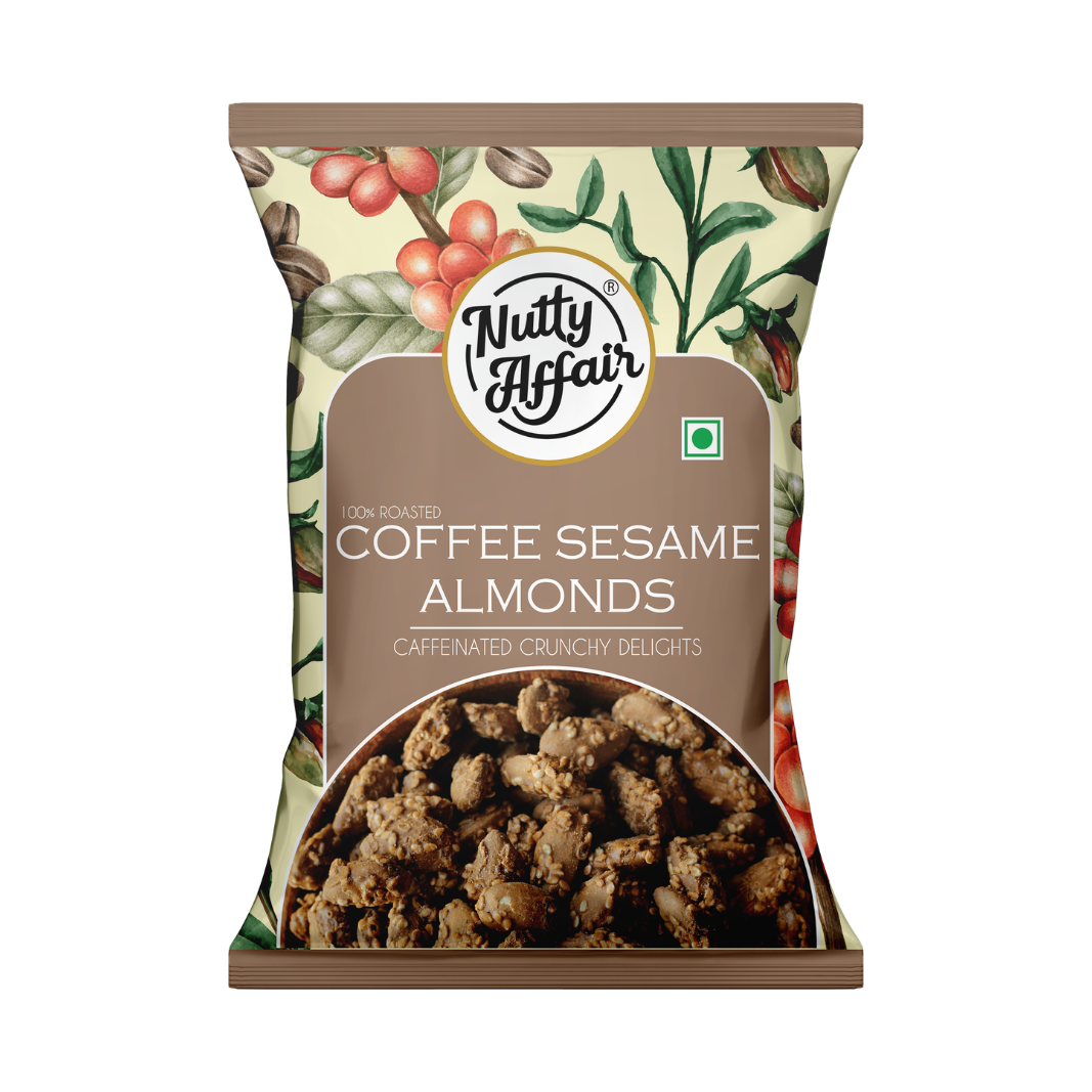 Coffee Sesame Almonds