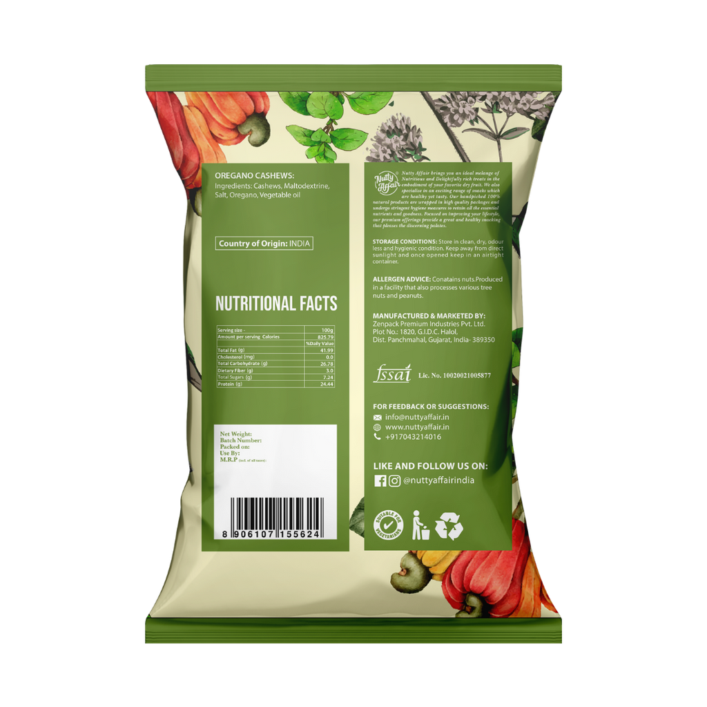 Oregano Cashews