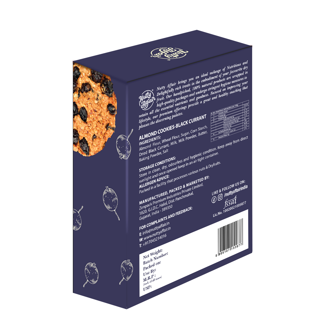 Black Currant Almond Cookies