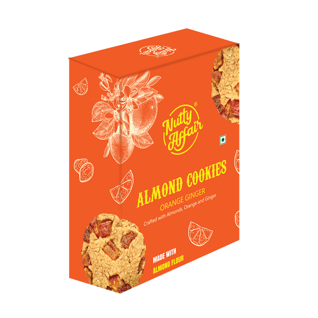 Orange Ginger Almond Cookies