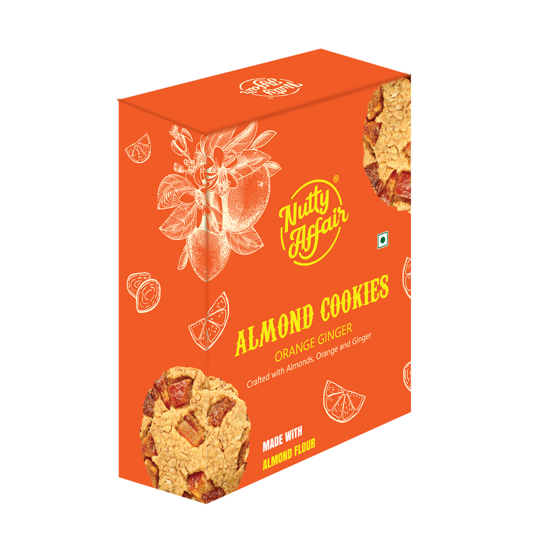 Orange Ginger Almond Cookies