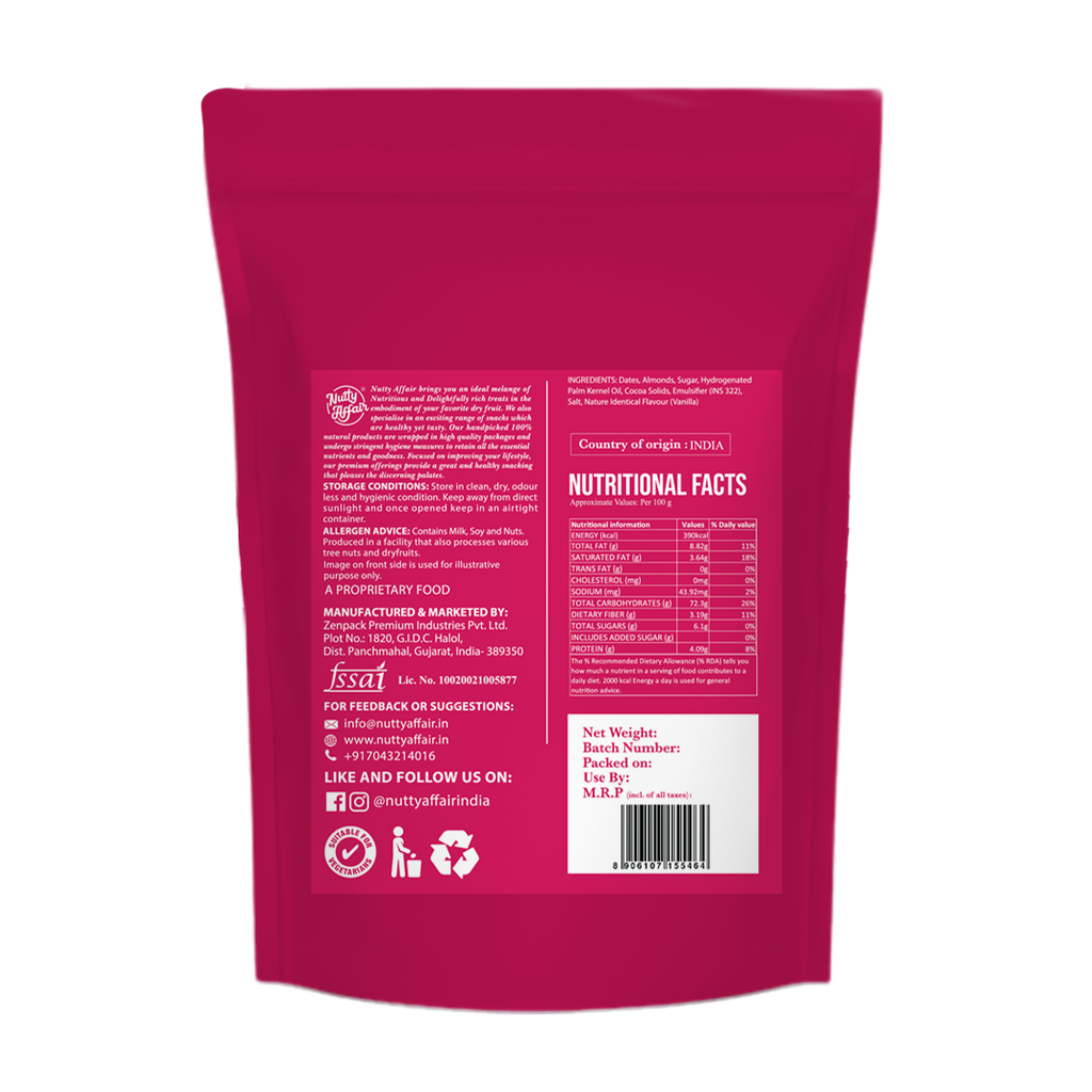 Dates Chocolate (Dark Chocolate) - 170g
