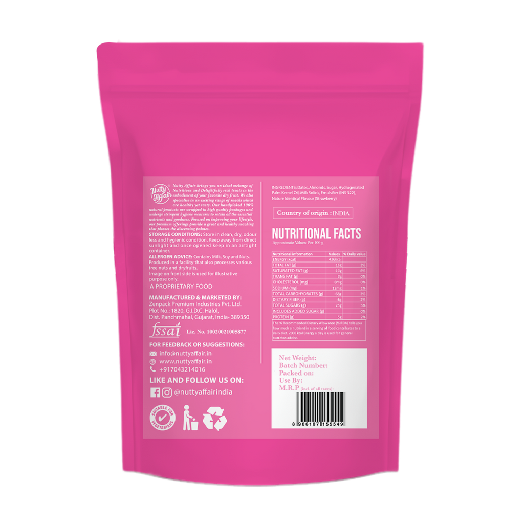 Dates Chocolate (Strawberry Chocolate) - 170g