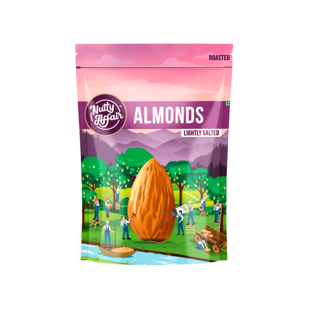 Almonds Roasted and Salted - 200 gm
