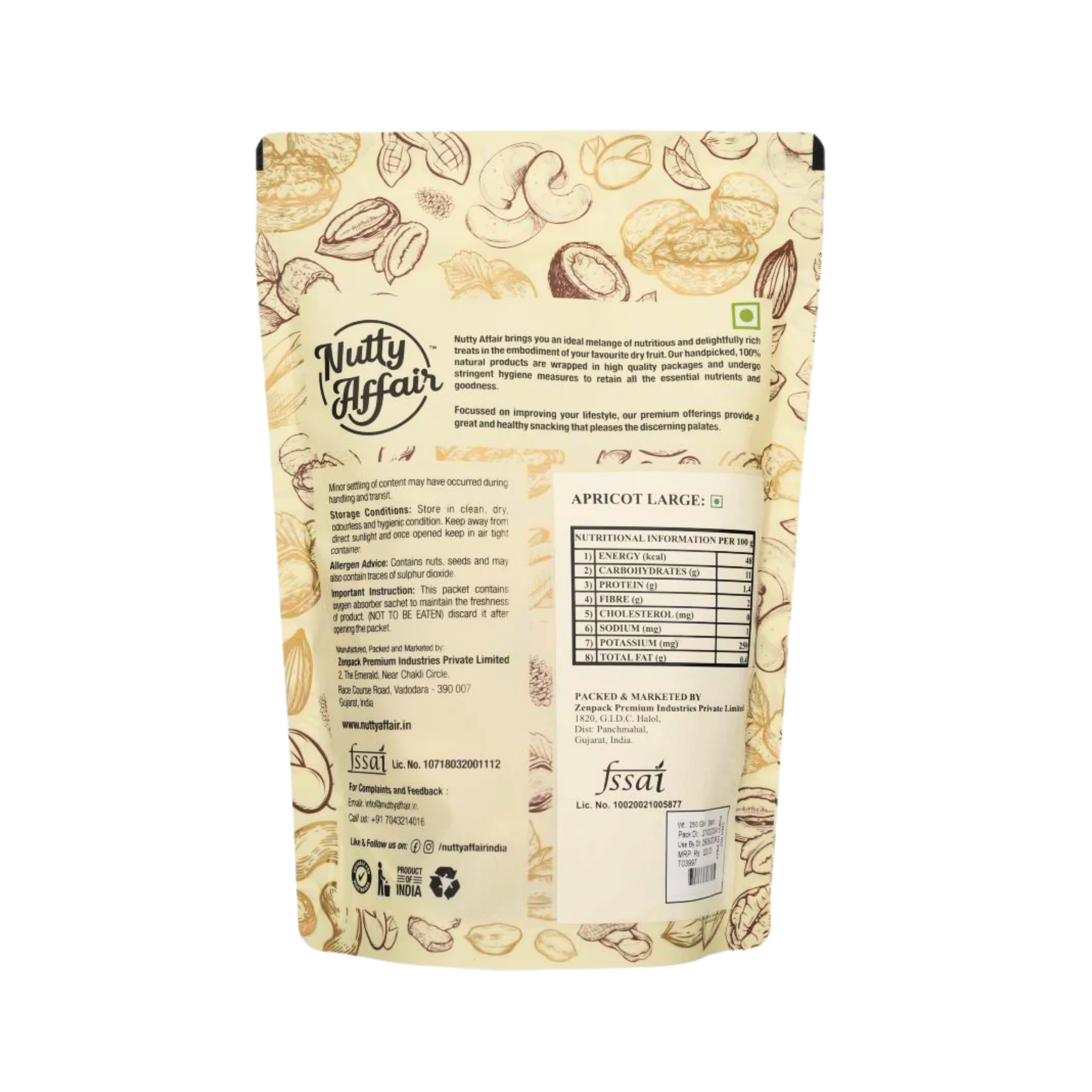 Apricot Large - 250 gm