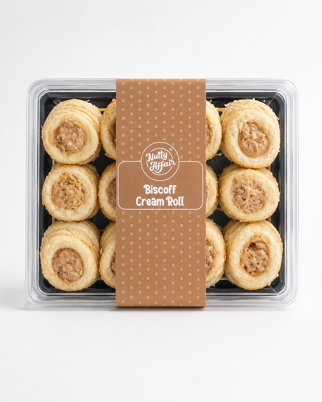 Mini Cream Roll Biscoff