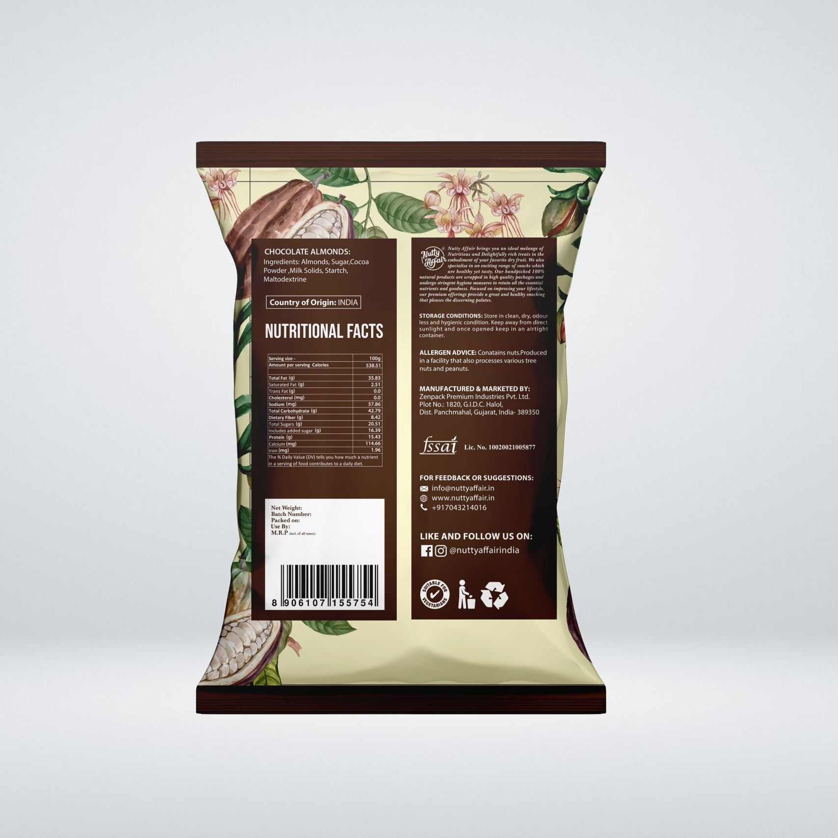 Chocolate Almond - 35 gm