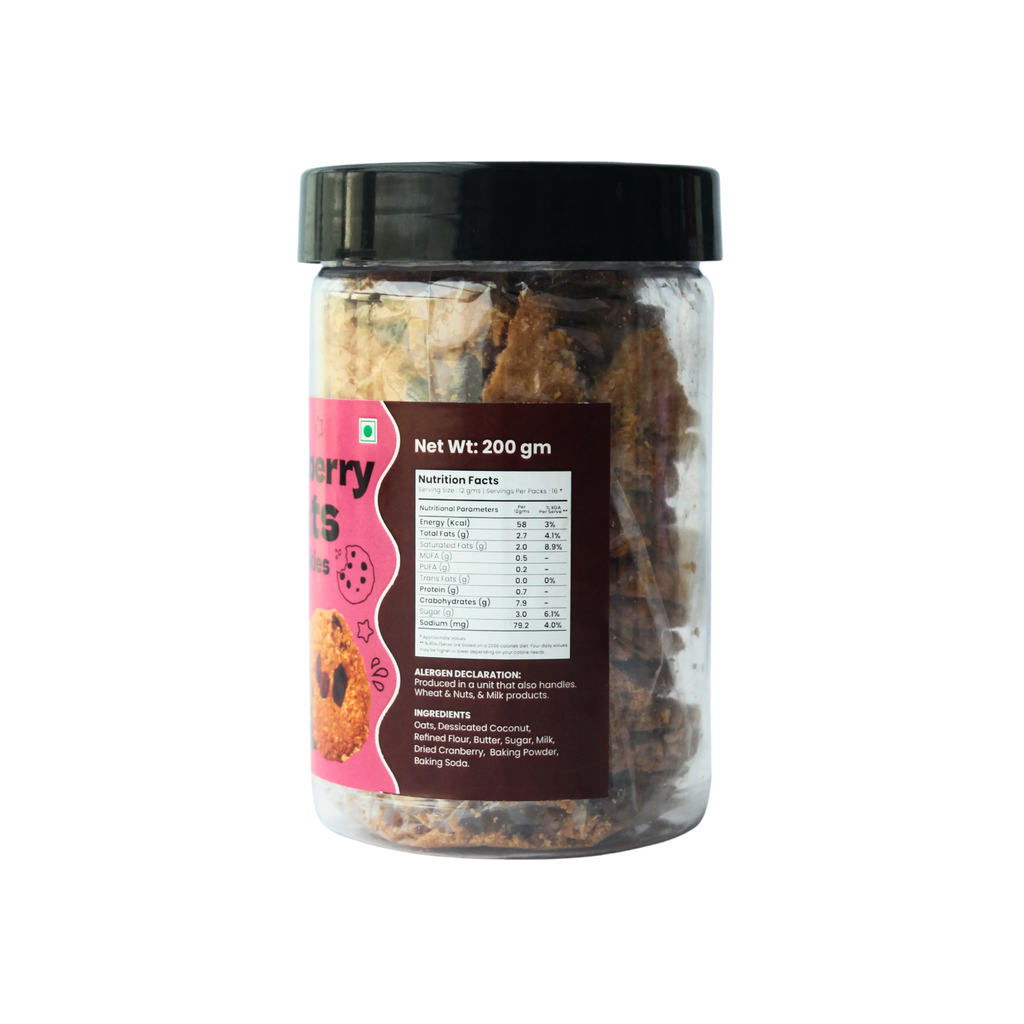 Cranberry Oats Cookies