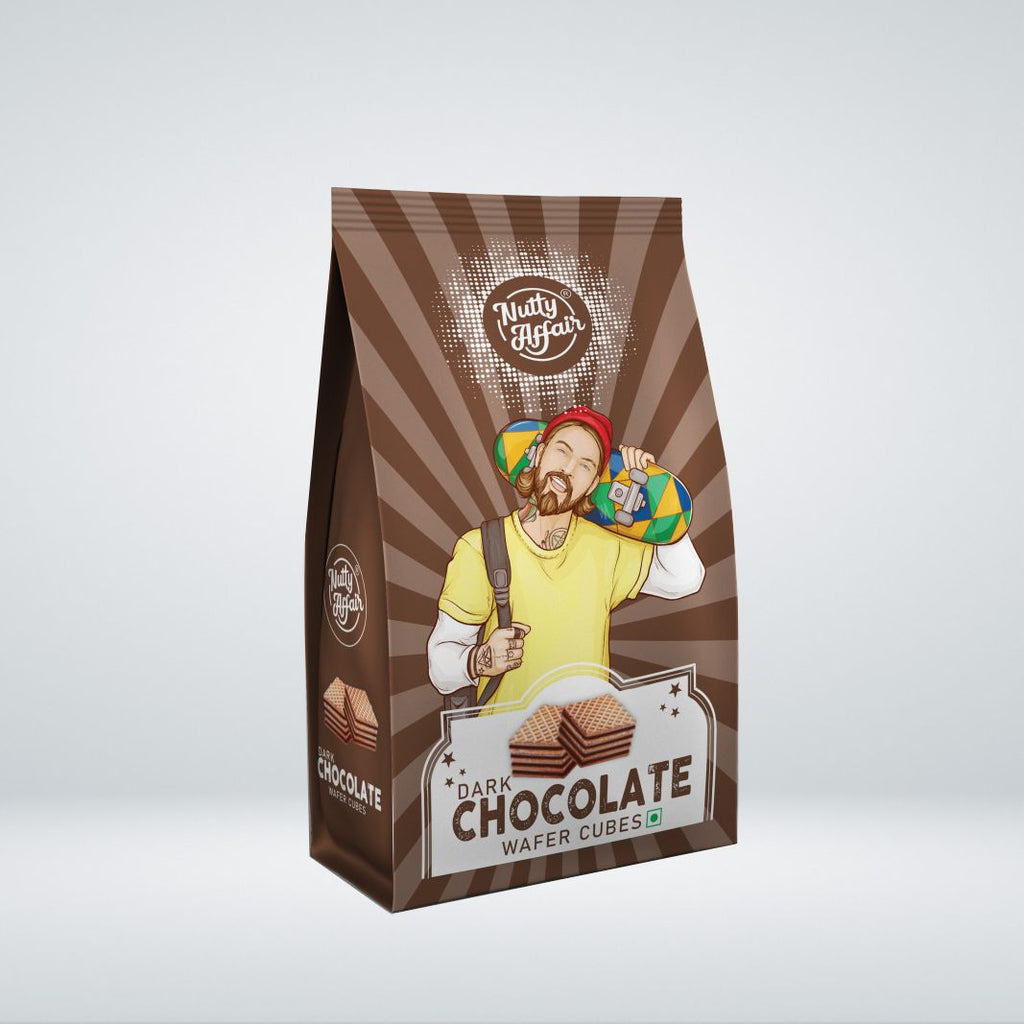 Dark Chocolate Wafer Cubes - 100 gm