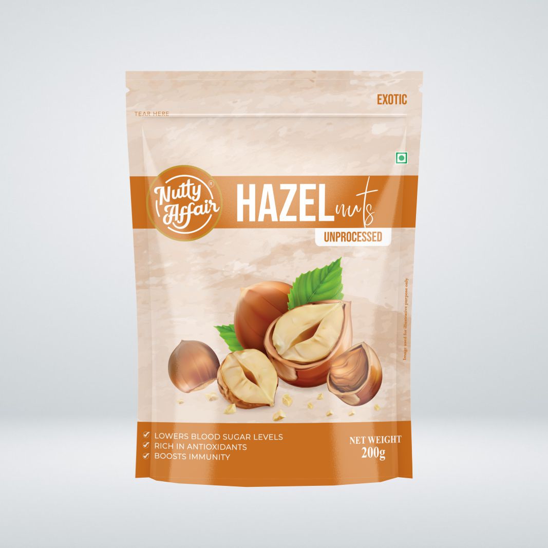 Hazel Nuts Exotic and Unprocessed - 150 gm