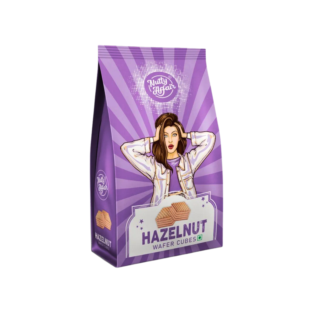 Hazelnut Wafer Cubes - 100 gm