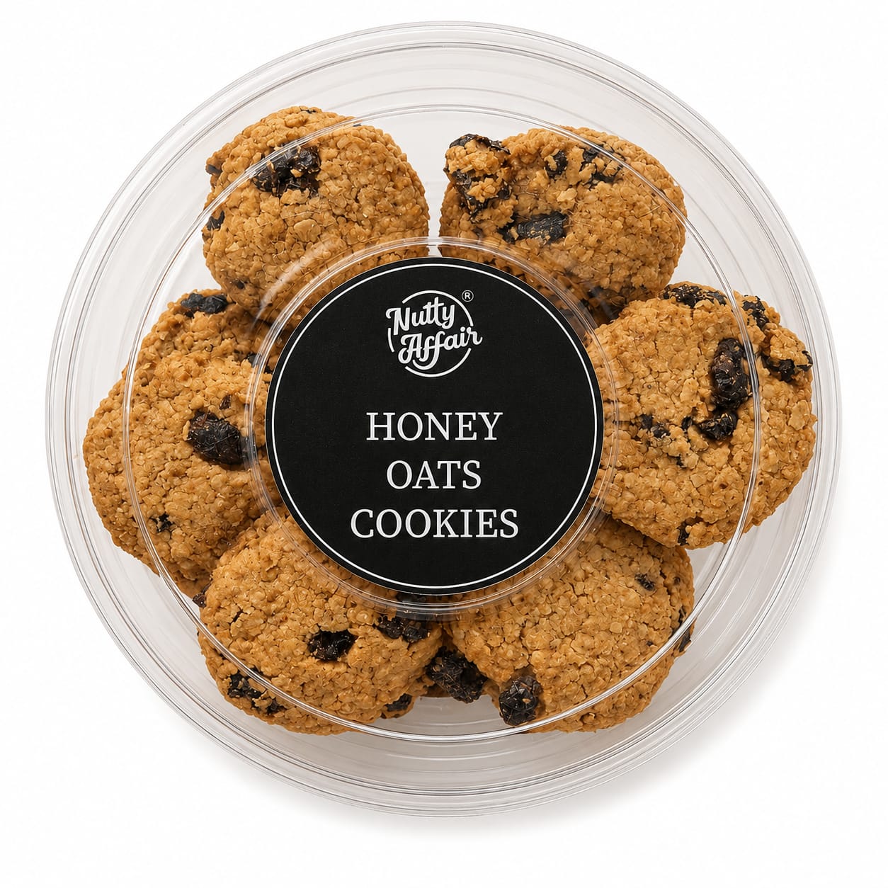 Honey Oats Almond Cookies