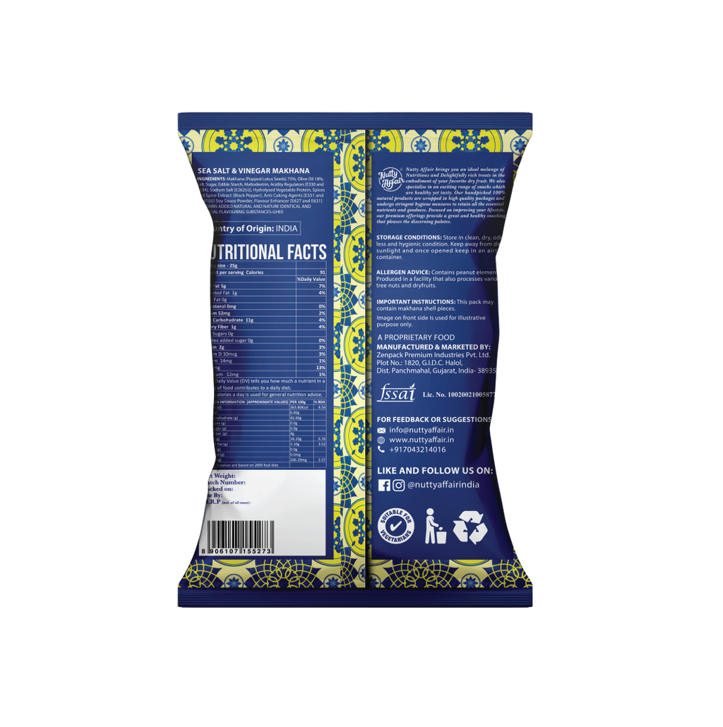 SEA SALT & VINEGAR MAKHANA