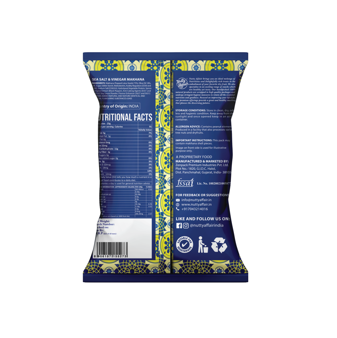 SEA SALT & VINEGAR MAKHANA