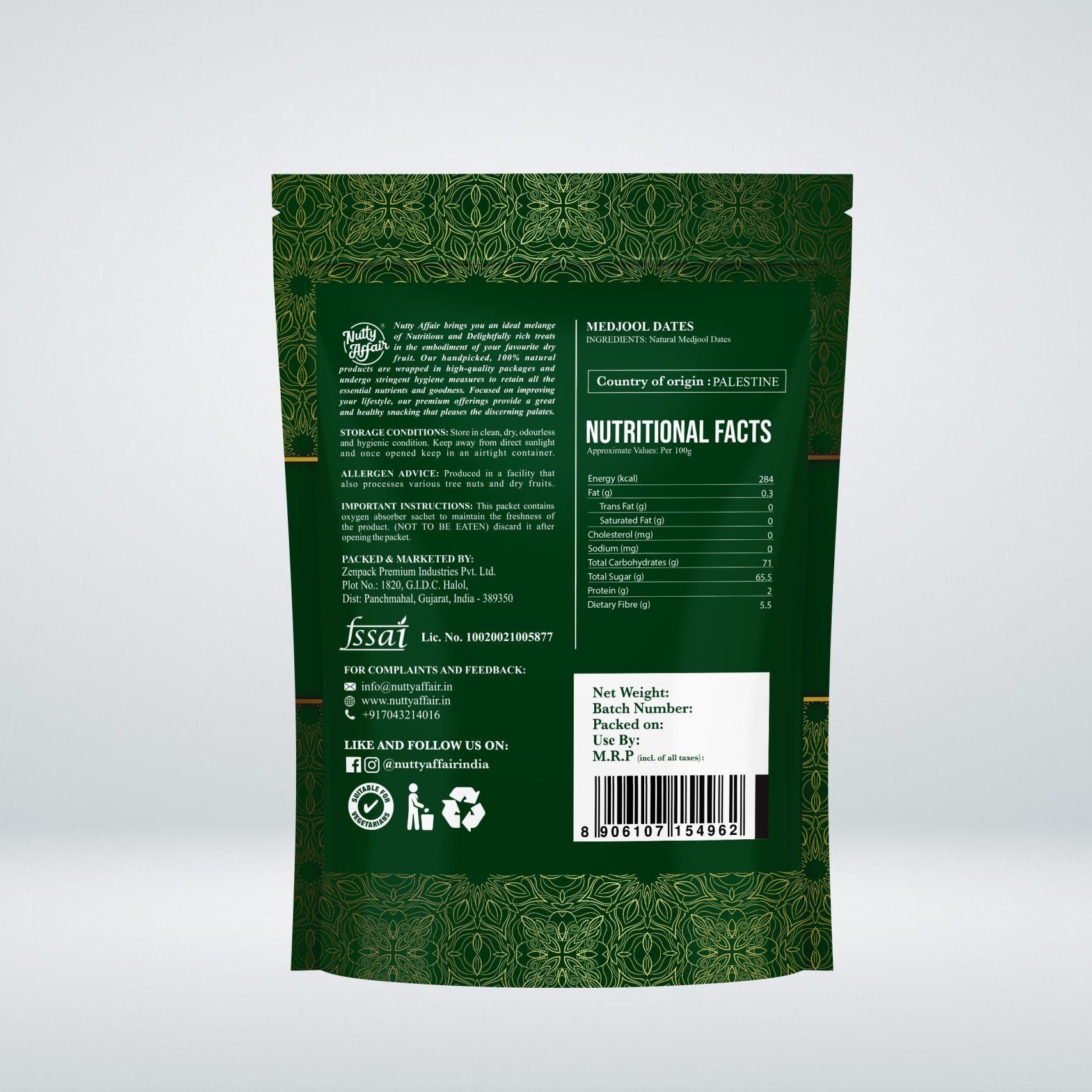 Medjool Dates - 200 gm