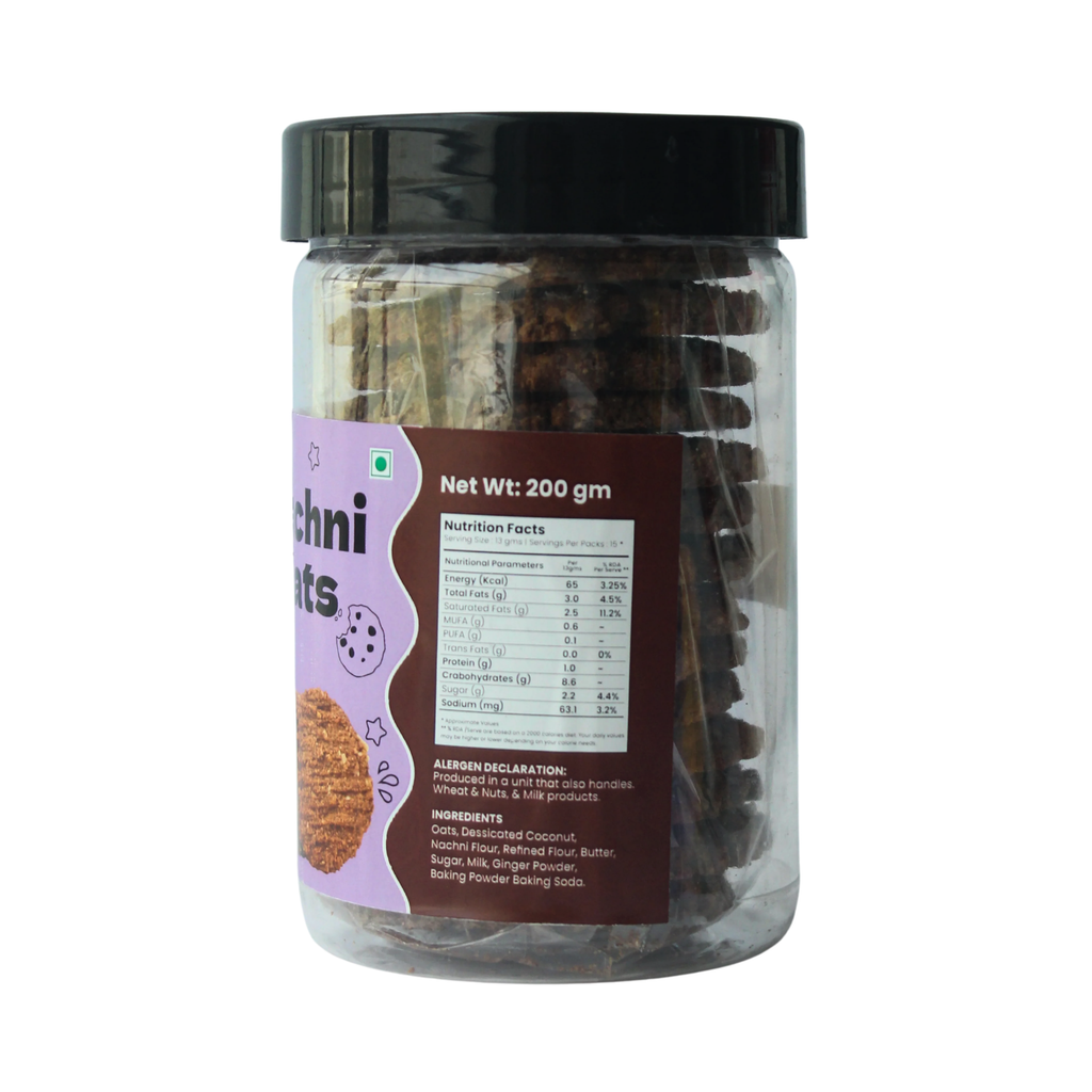 Nachni Oats Cookies
