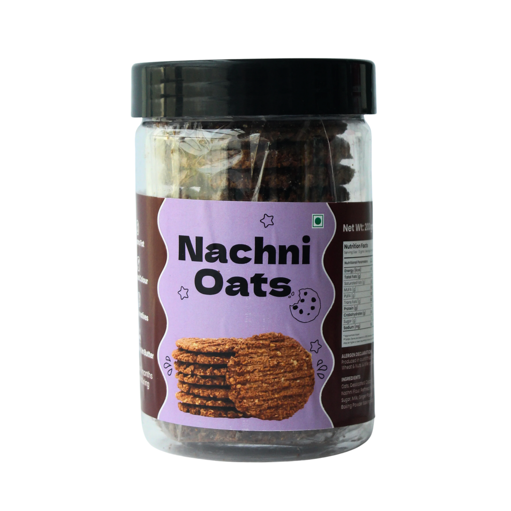 Nachni Oats Cookies