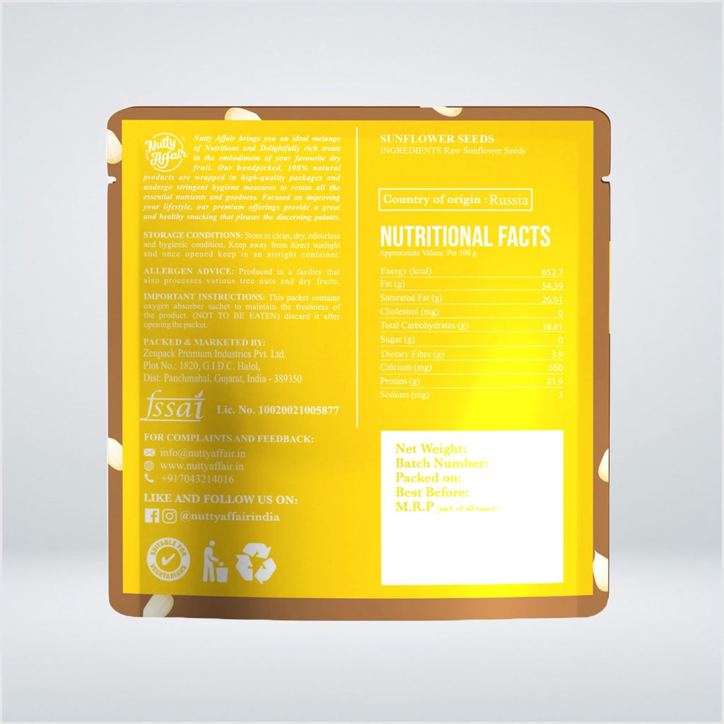 Natural Sunflower Seeds - 100 gm