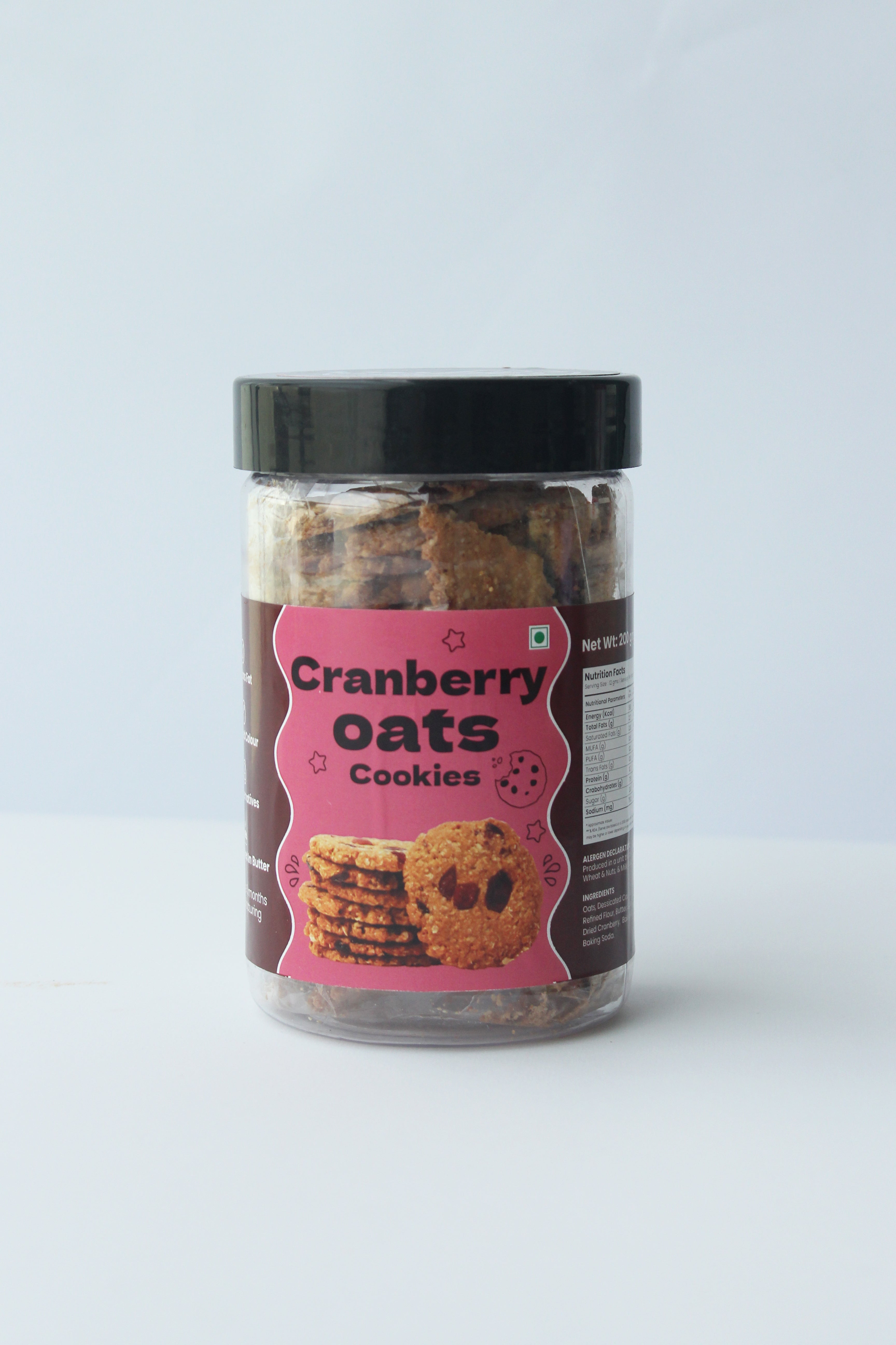 Cranberry Oats Cookies