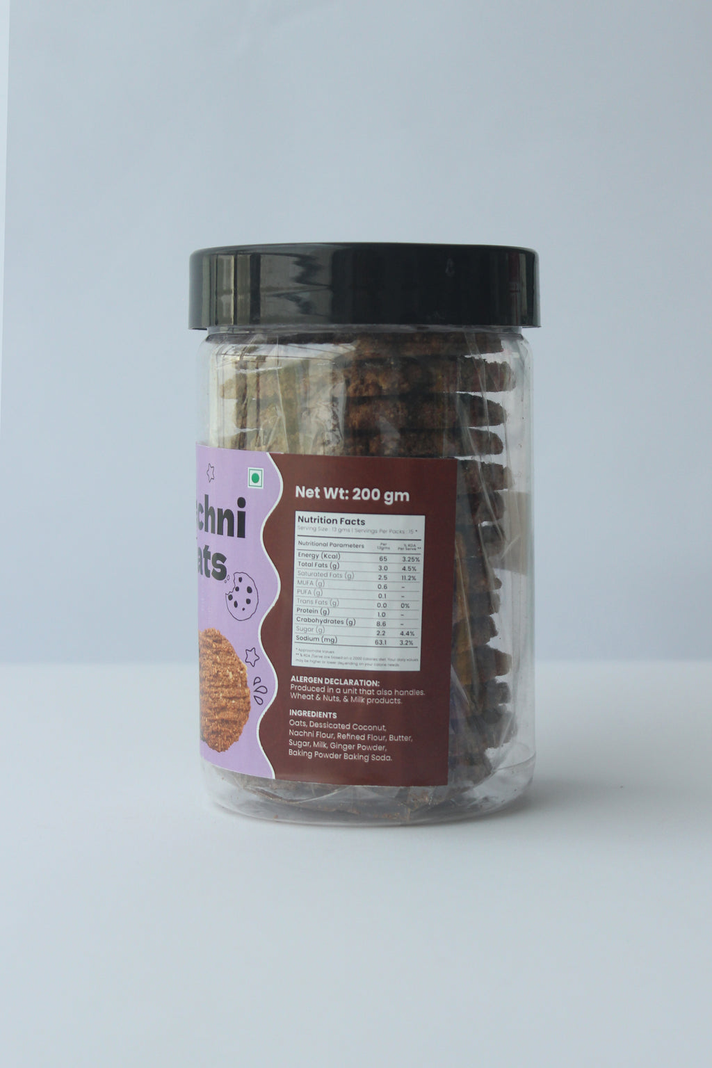 Nachni Oats Cookies