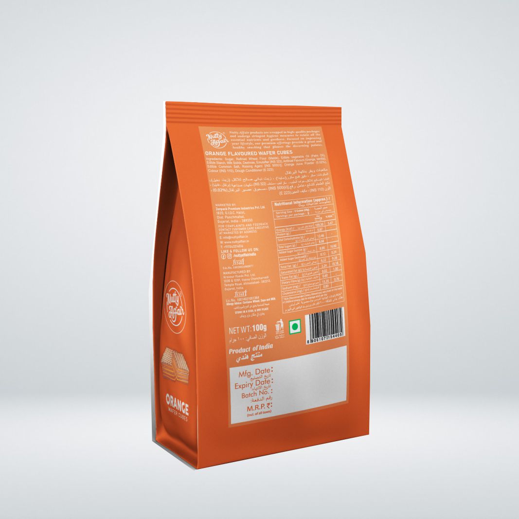 Orange Wafer Cubes - 100 gm