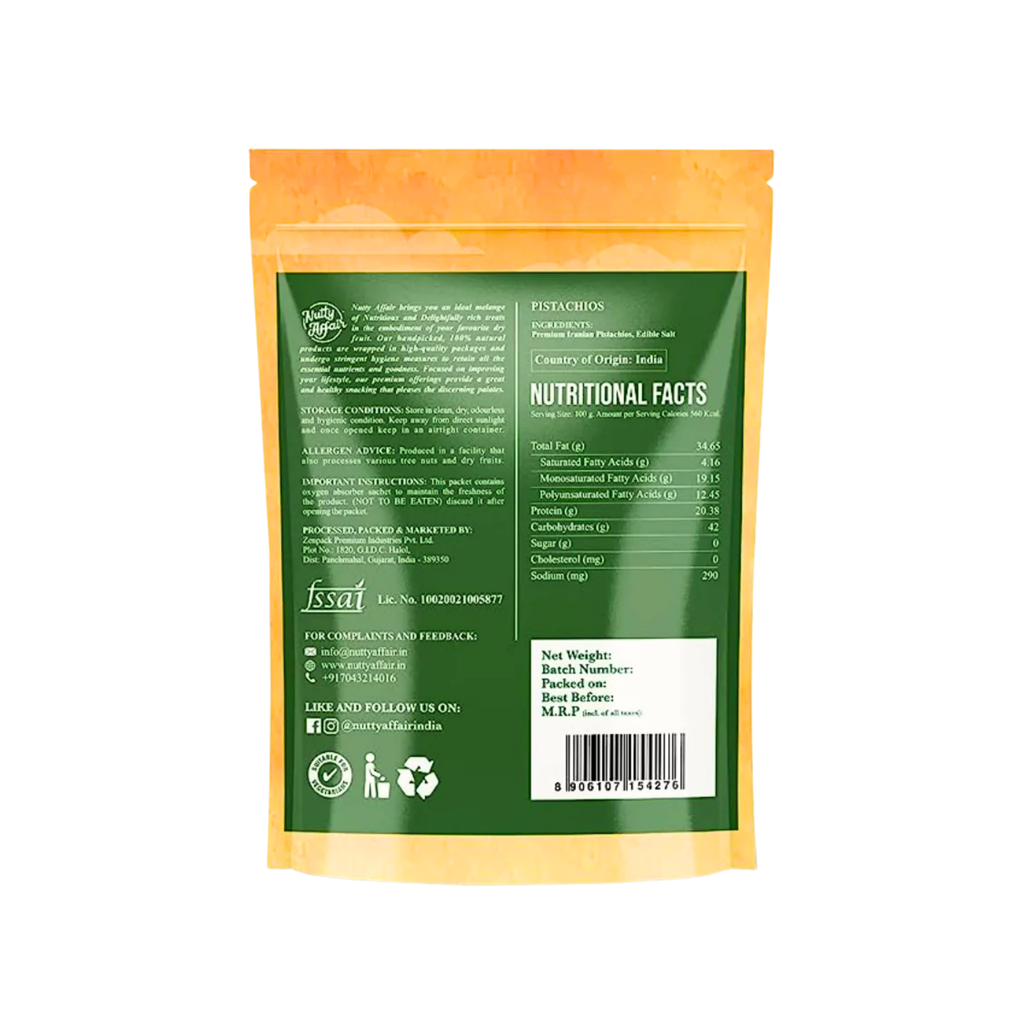 Pistachio Roasted and Salted - 200 gm