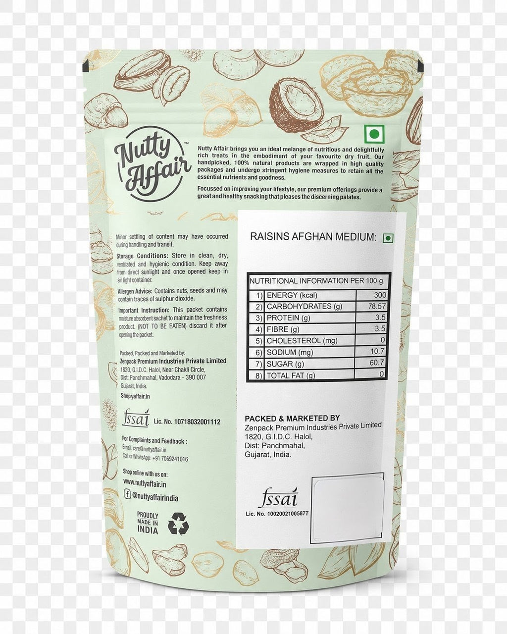 Raisins Afghan Medium - 250g