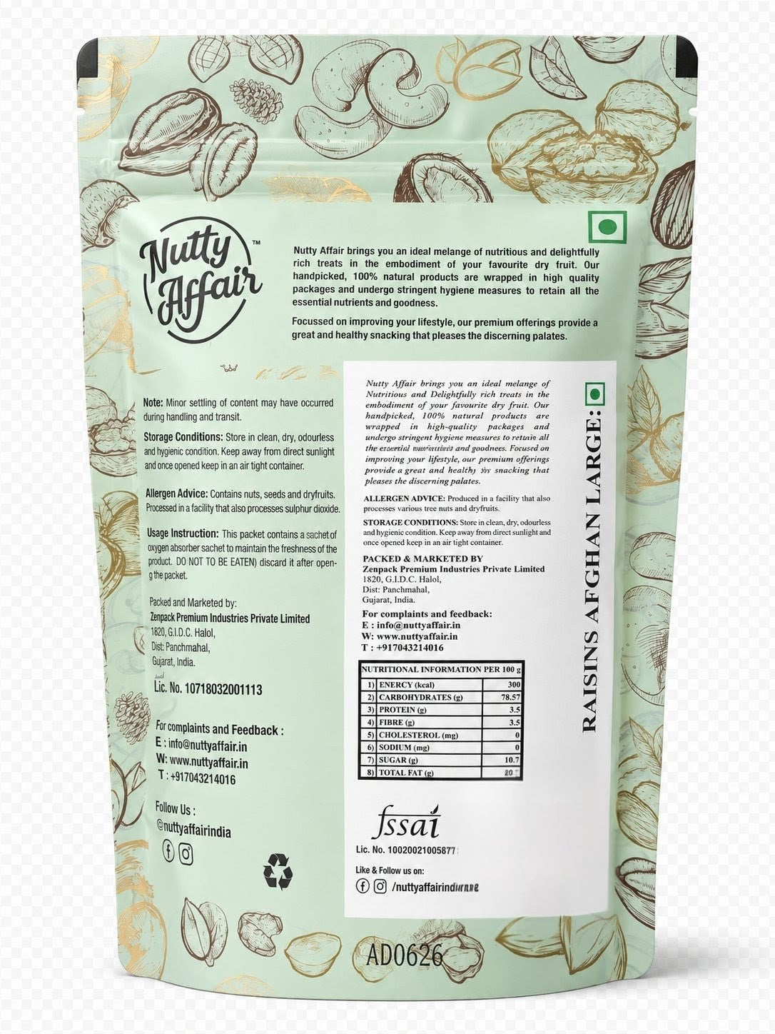 Raisins Afghan Large - 250g