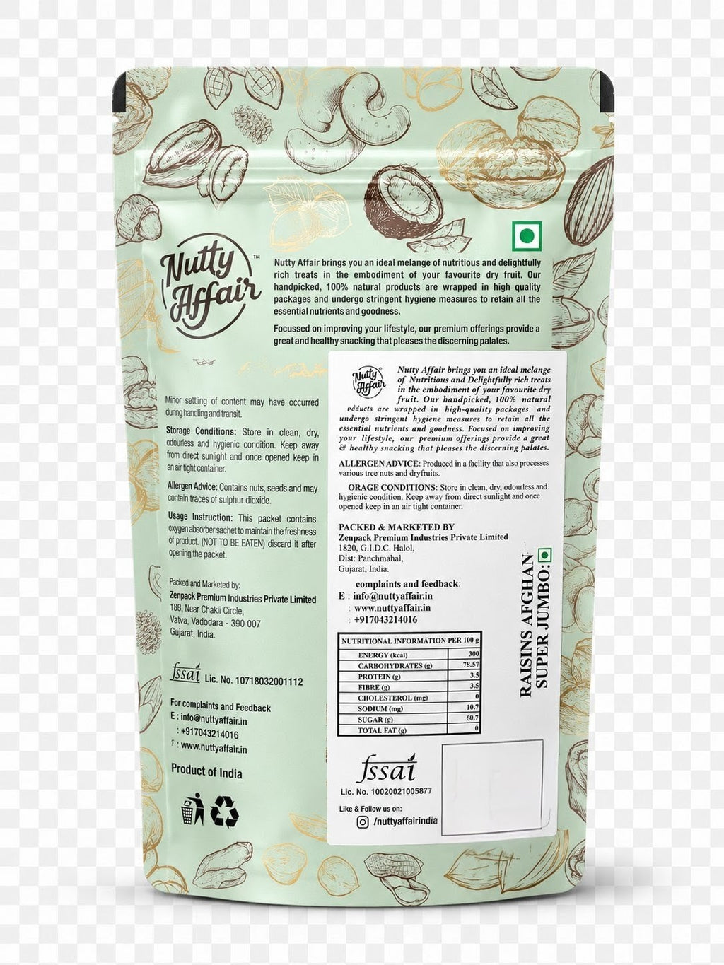 Raisins Afghan Super Jumbo - 250g
