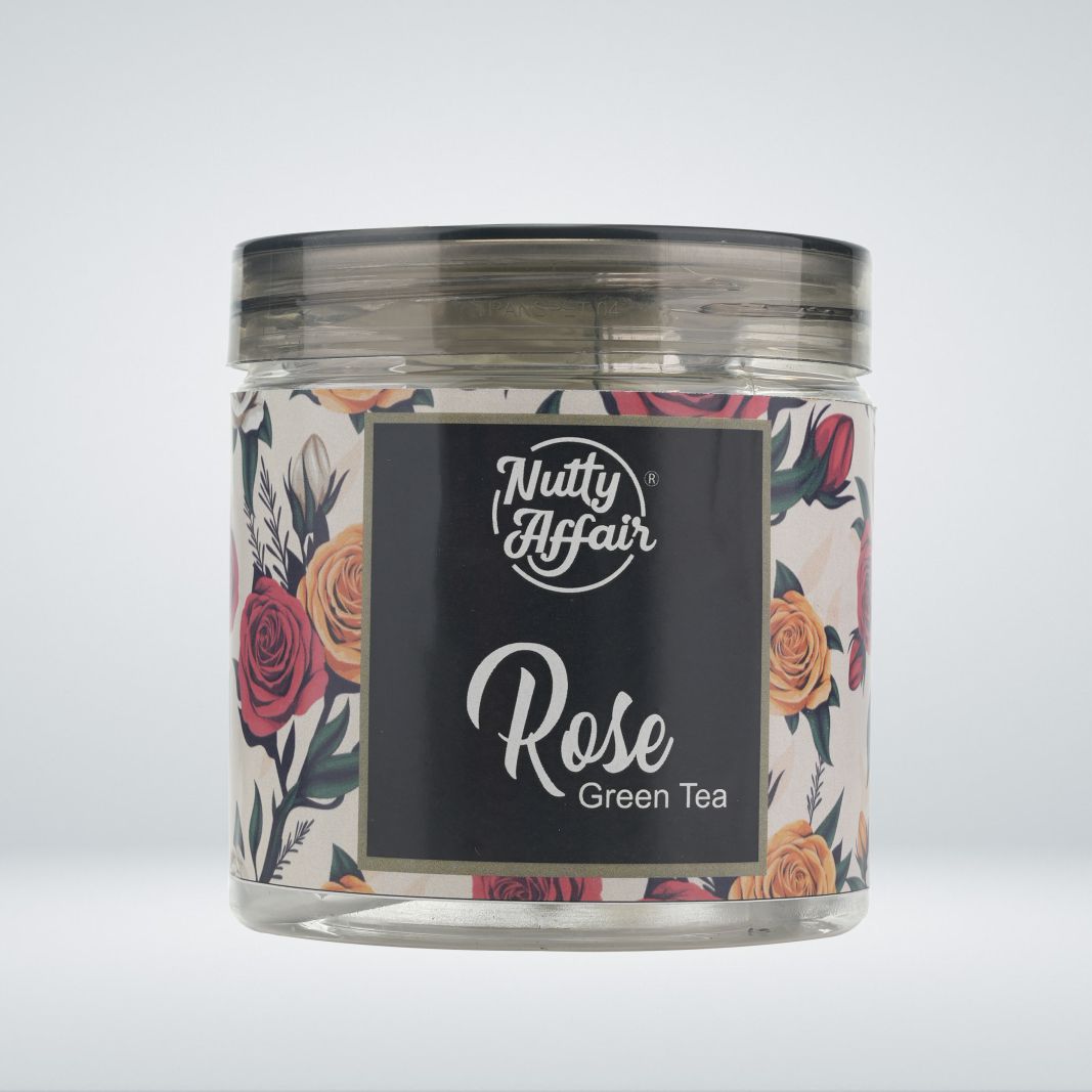 Rose Petal Green Tea - 50 gm