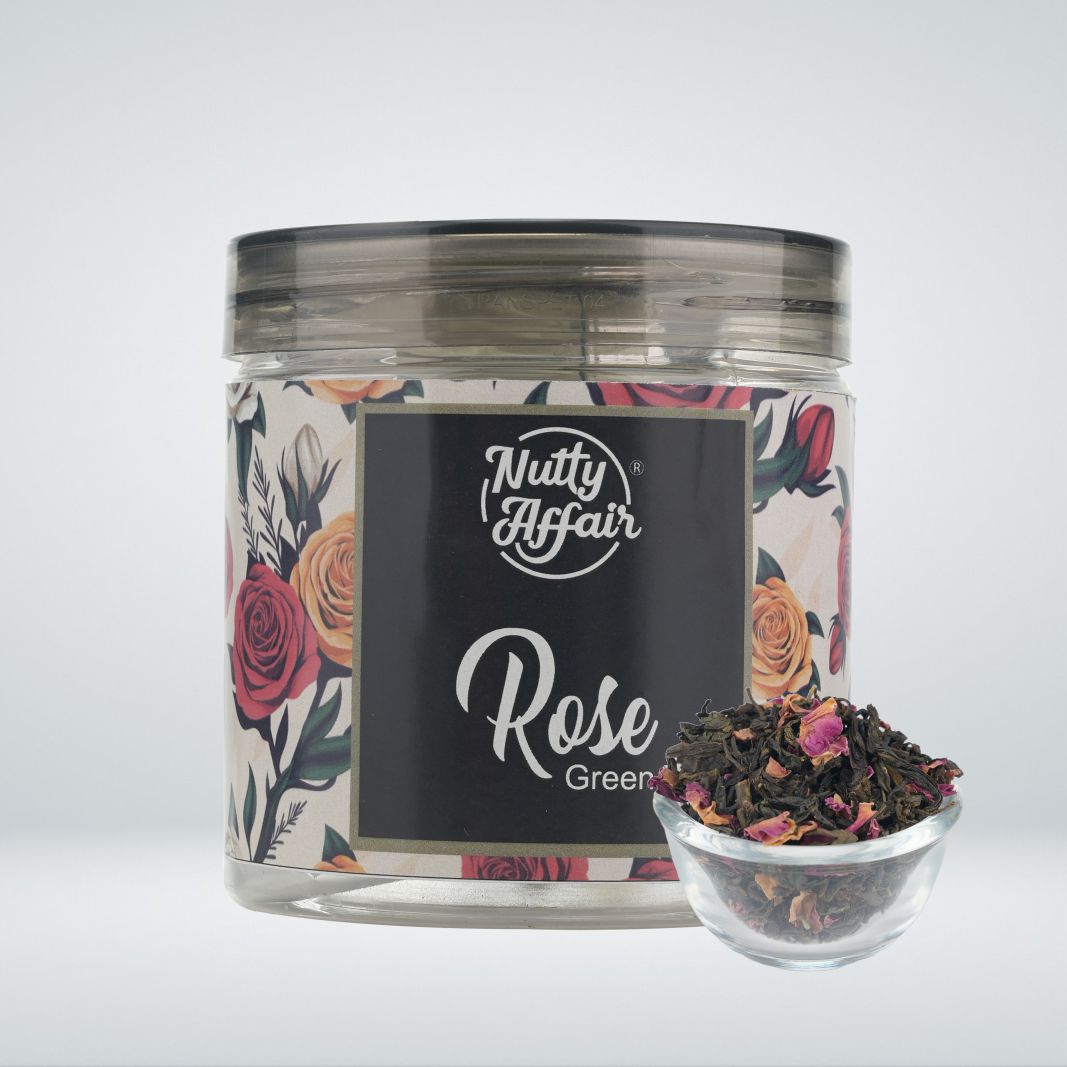 Rose Petal Green Tea - 50 gm