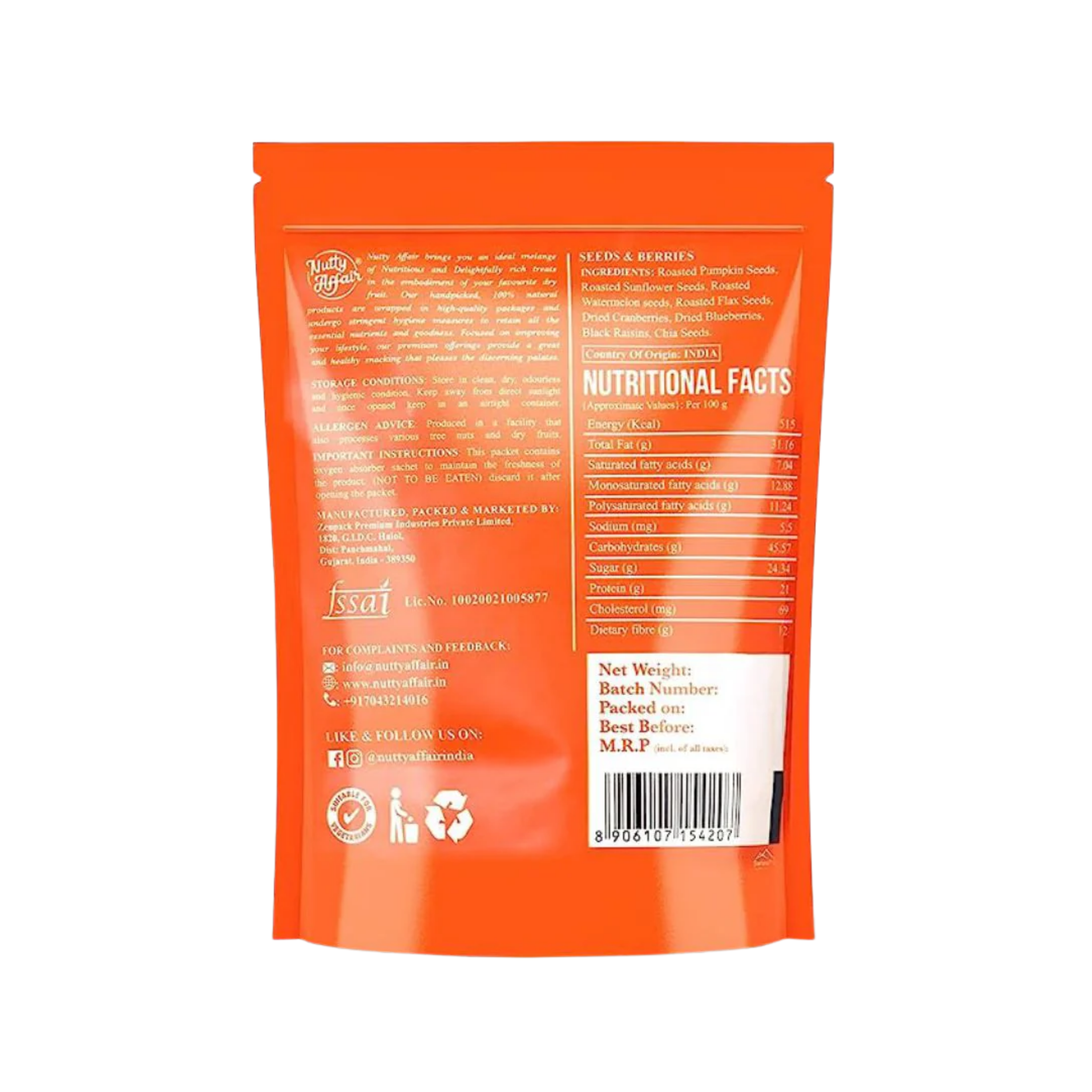Rosted Seeds and Berries - 200 gm
