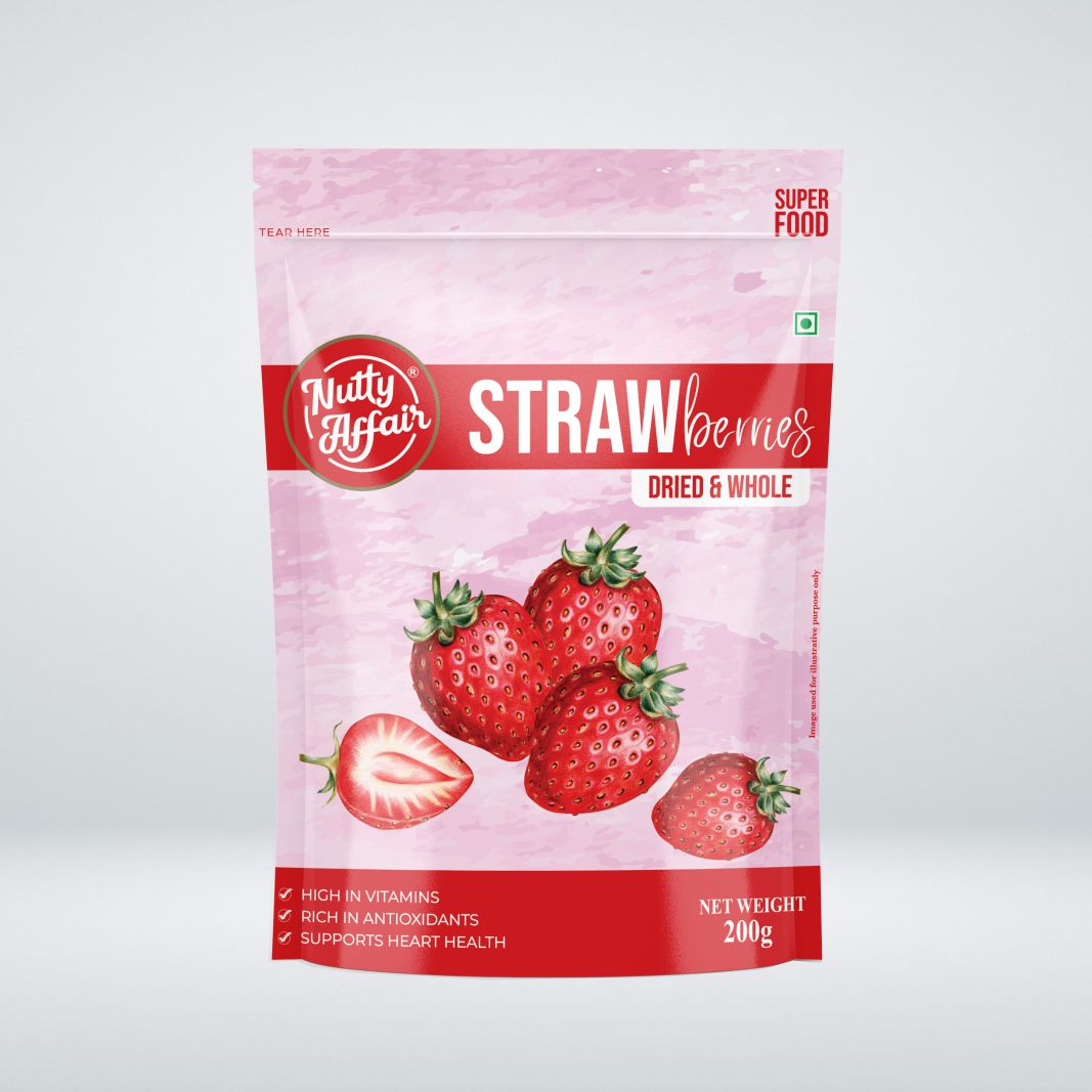 Strawberries Dried & Whole - 200 gm