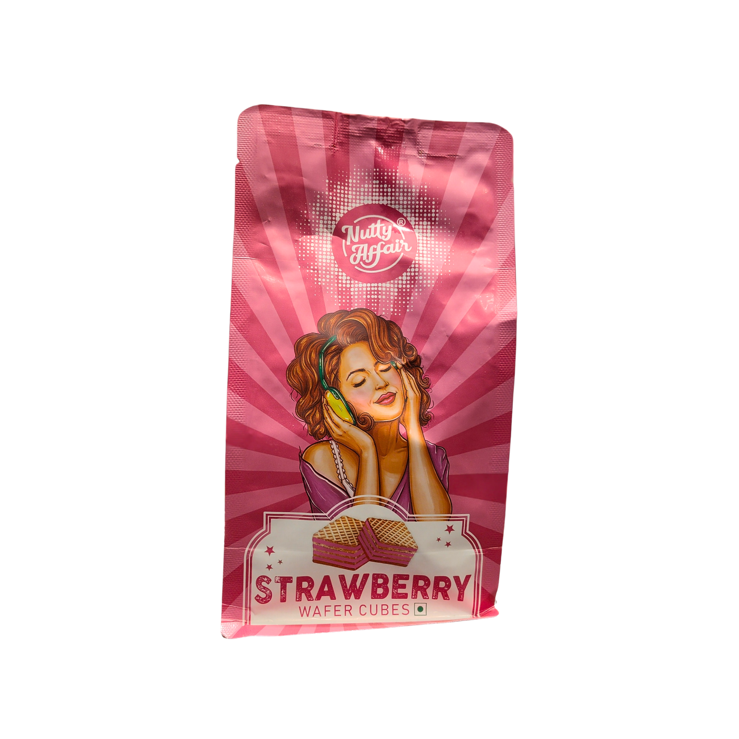 Strawberry Wafer Cubes - 100 gm