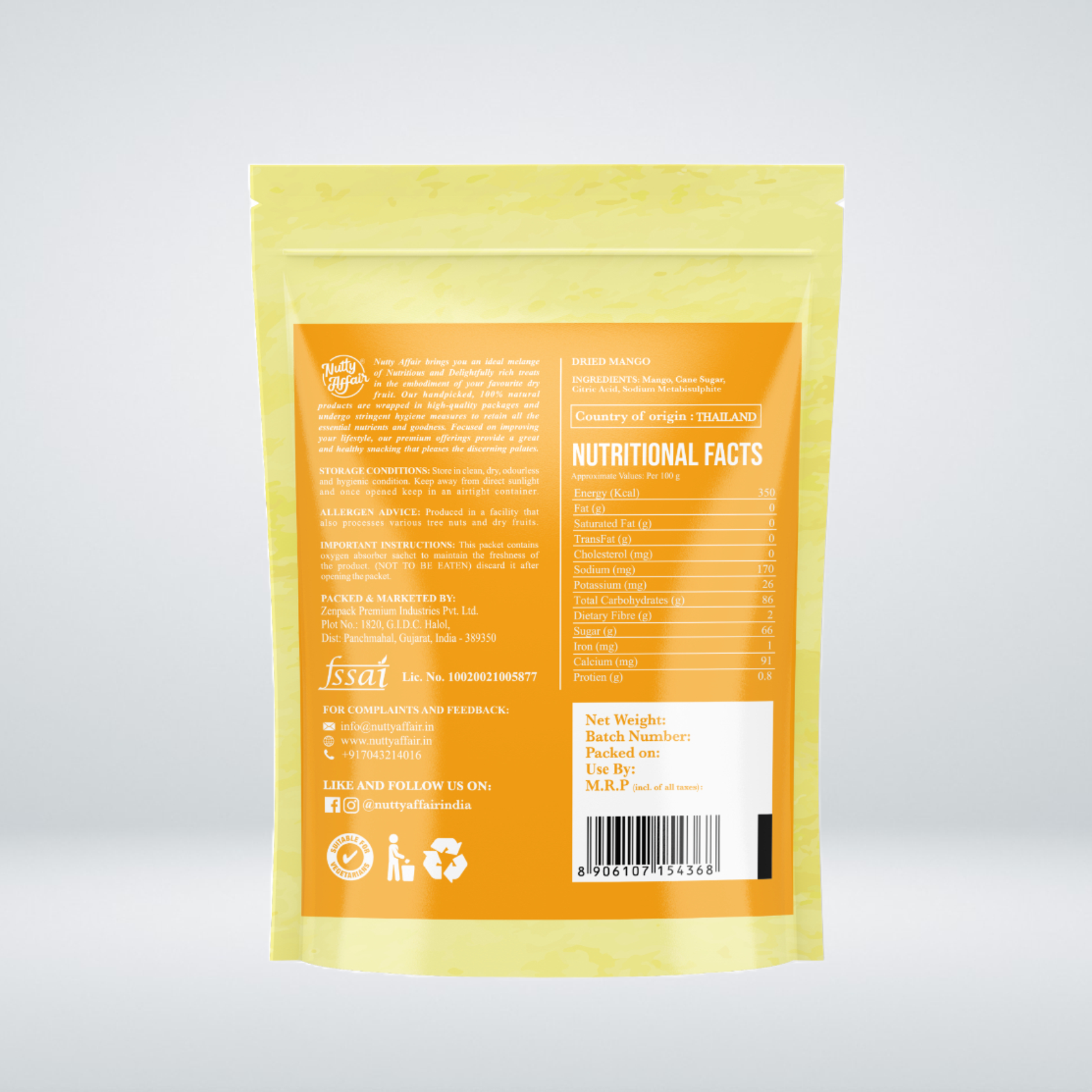 SPP Dried Mangoes Dehydrated - 200 gm
